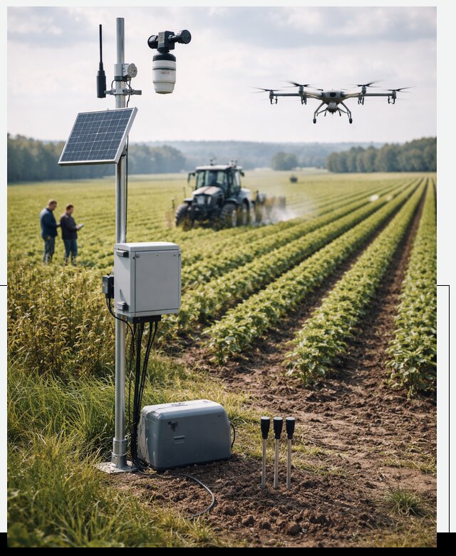 Разработка IoT мониторинга полей в Мончегорске от 8585 р. | АвикейМнч